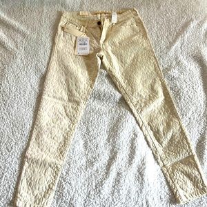 Zara pant cream color. New with tags